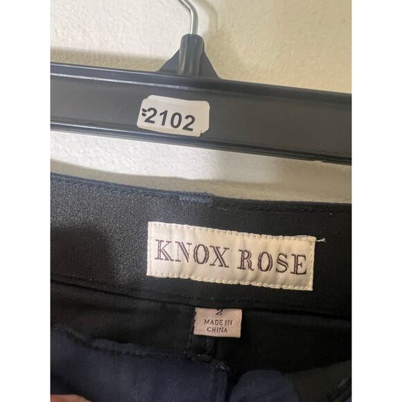 Knox Rose Navy Slacks Sz 2 - Picture 3 of 3